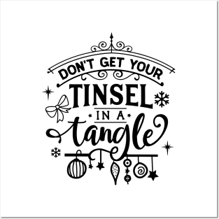 Don't Get Your Tinsel in a Tangle Posters and Art